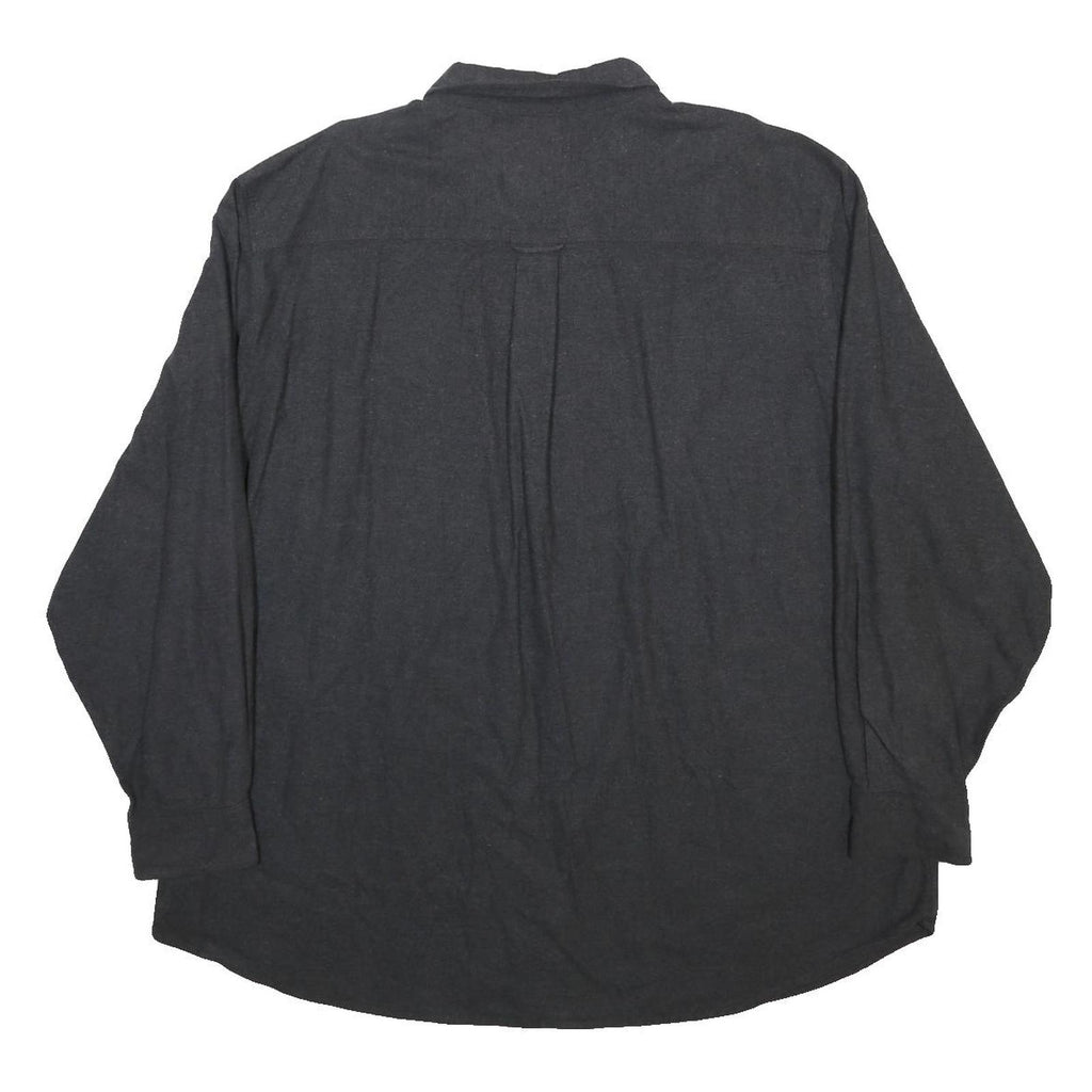 WOOLRICH Mens Black Casual Woven Shirt 2XL Button Down Long Sleeve Stylish Fit