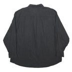 WOOLRICH Mens Black Casual Woven Shirt 2XL Button Down Long Sleeve Stylish Fit