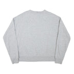 DKNY Mens Grey Cotton Blend Crew Neck M Sweatshirt Colour Block Logo Pullover