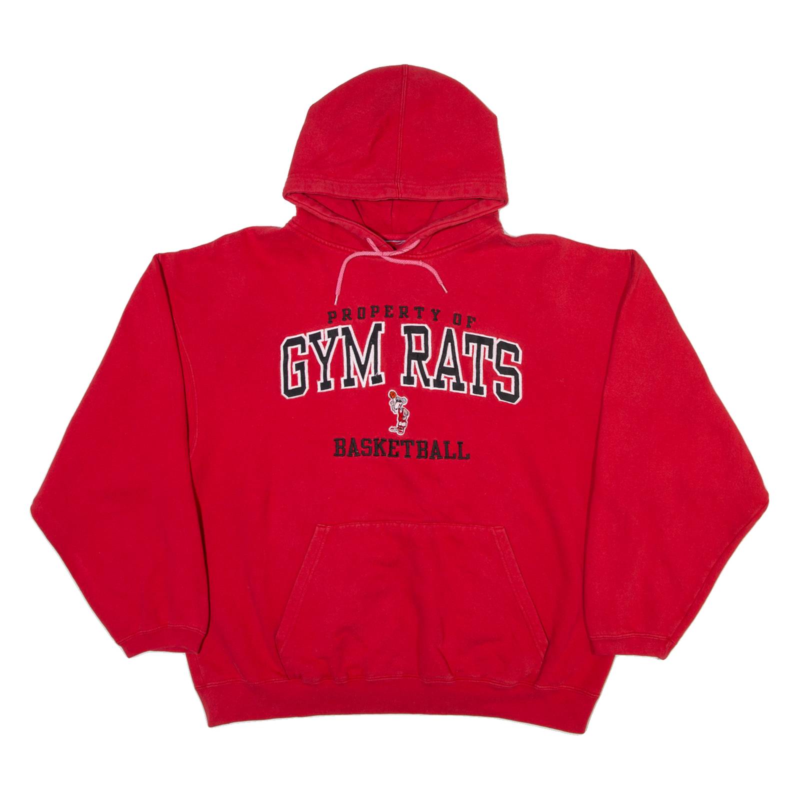 Gym Rats Basketball Mens Red Hoodie USA L