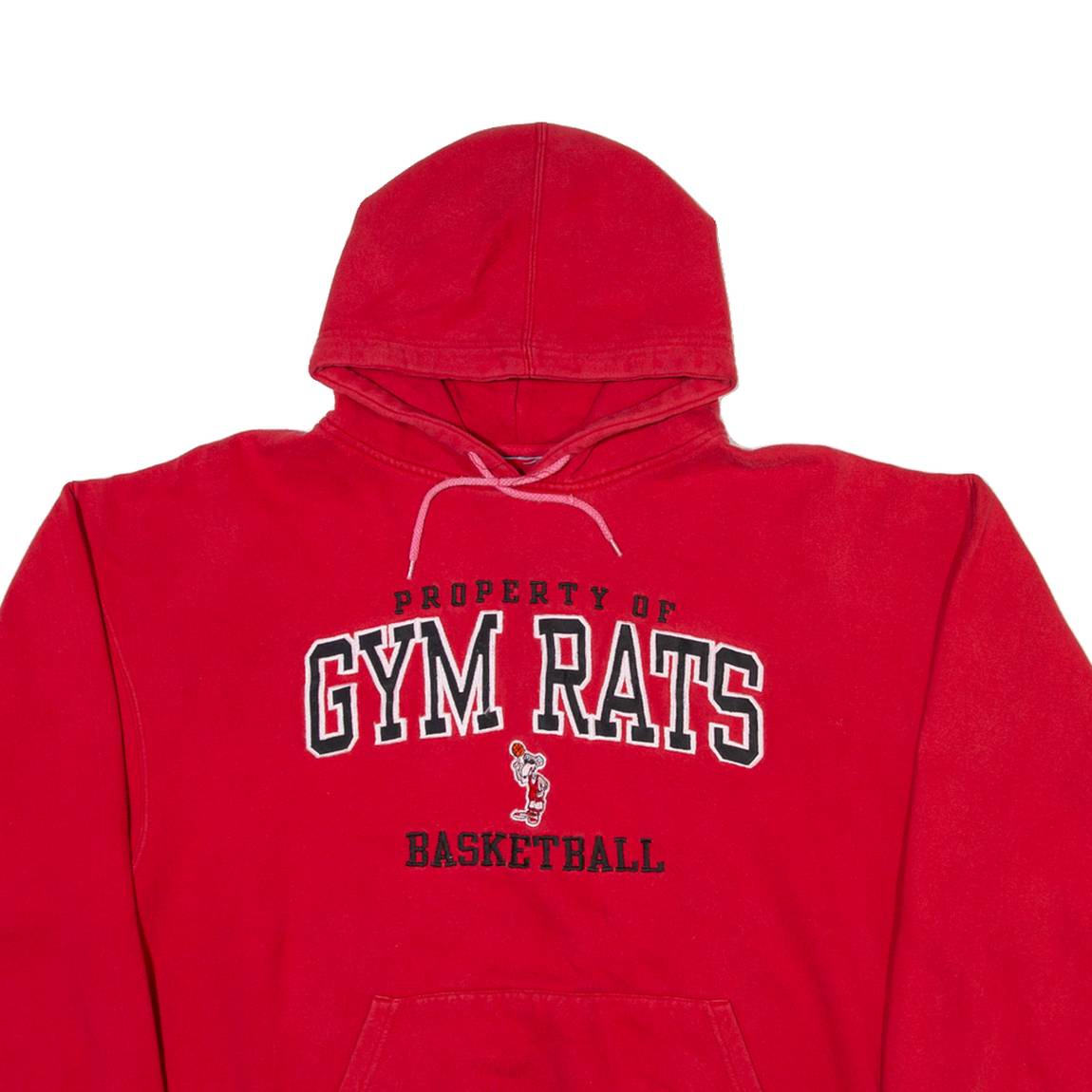 Gym Rats Basketball Mens Red Hoodie USA L