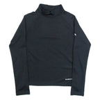 TRESPASS Womens T-Shirt Black Long Sleeve High Neck XXS