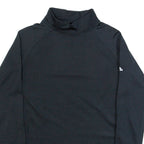 TRESPASS Womens T-Shirt Black Long Sleeve High Neck XXS