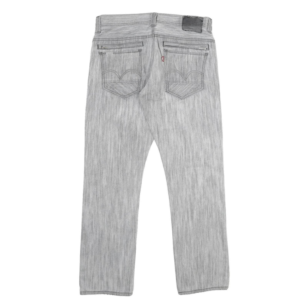 LEVI'S Mens Regular Fit Blue Denim Straight Jeans W32 L32 Classic Zip Pocket