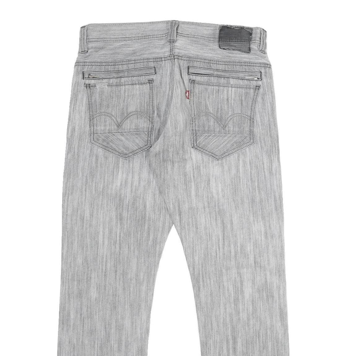 LEVI'S Mens Regular Fit Blue Denim Straight Jeans W32 L32 Classic Zip Pocket