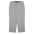 CLUB OF COMFORT Mens Trousers Grey Relaxed Tapered Wool W33 L28