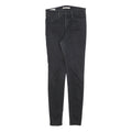 LEVI'S 720 Womens Jeans Black Slim Skinny Denim Medium W28 L32 Stretch Comfort