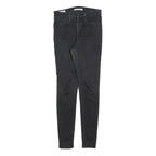 LEVI'S 720 Womens Jeans Black Slim Skinny Denim Medium W28 L32 Stretch Comfort