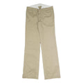 CARHARTT Womens Cotton Blend Beige Relaxed Straight Trousers W31 L32 Casual
