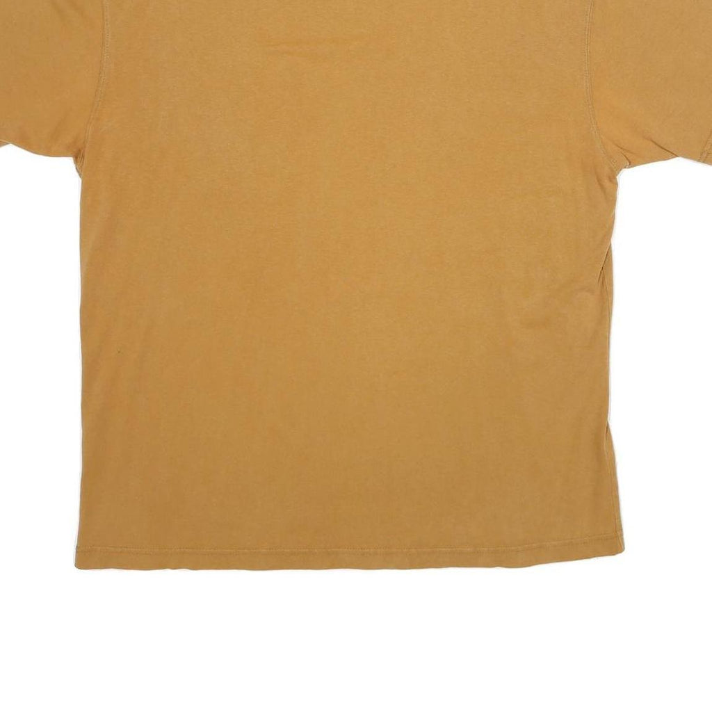 CARHARTT Mens Brown Pocket T-Shirt L Short Sleeve Crew Neck Workwear Casual