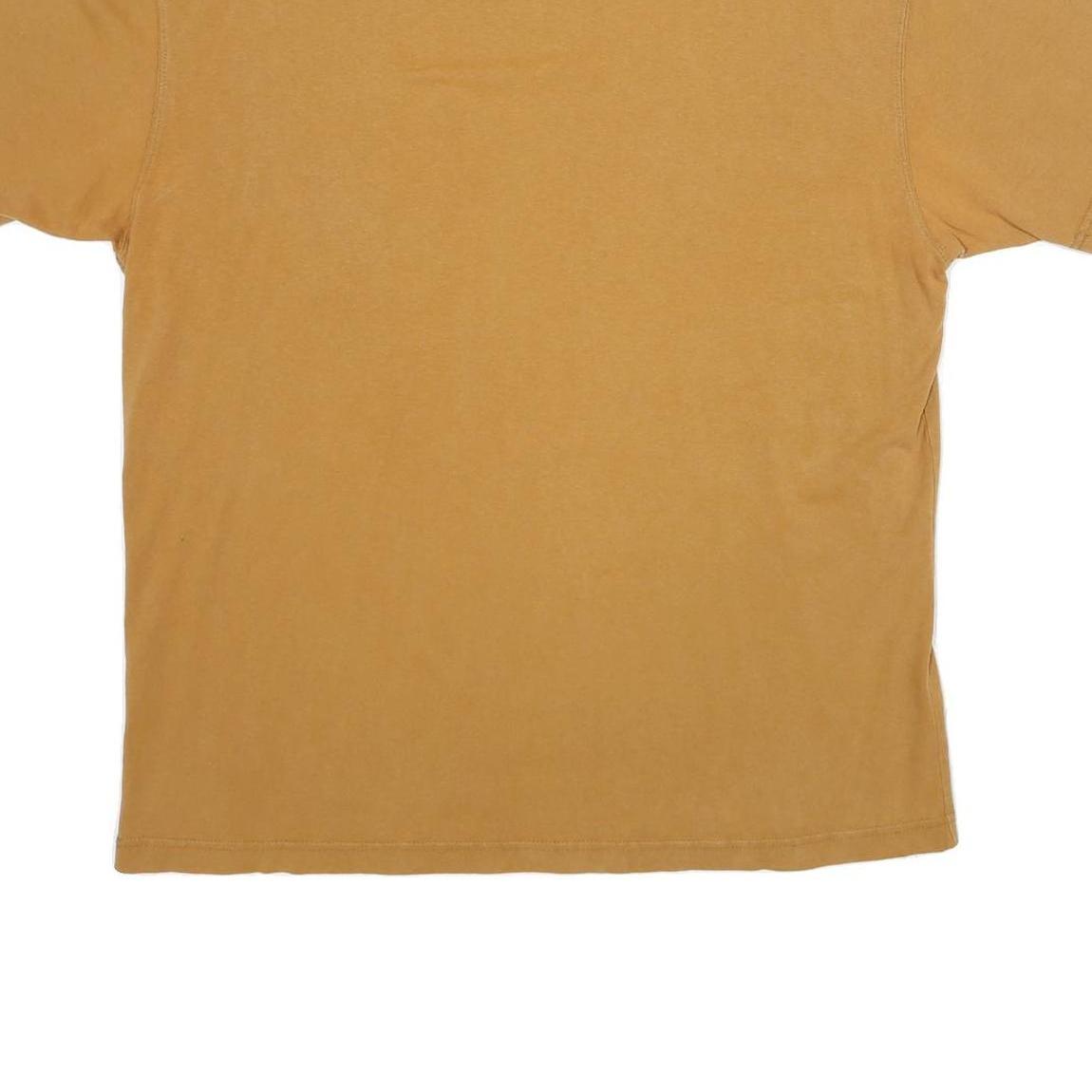 CARHARTT Mens Brown Pocket T-Shirt L Short Sleeve Crew Neck Workwear Casual