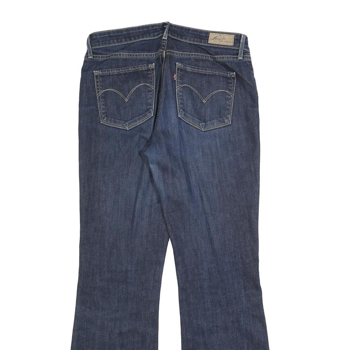 LEVI'S Womens Regular Fit Bootcut Denim Blue Cotton Blend Jeans W30 L32