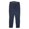 CALVIN KLEIN JEANS Womens Slim Blue Denim Dark Zip W30 L31 Stylish Comfortable