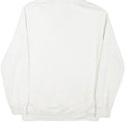 PUMA Mens White Hoodie S Cotton Blend Pullover Lightweight Casual Sportswear