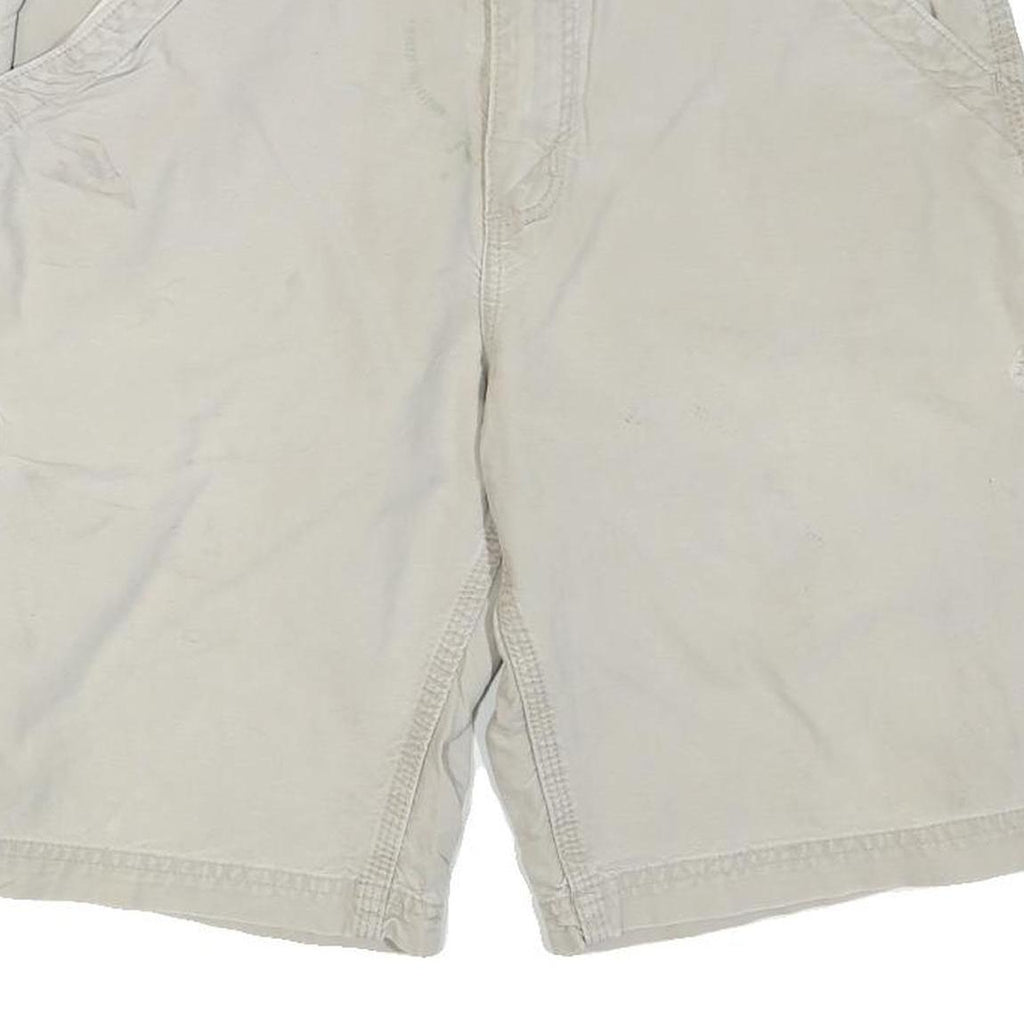 CARHARTT Mens Shorts Beige Casual Plain M W30 Cotton Blend Workwear