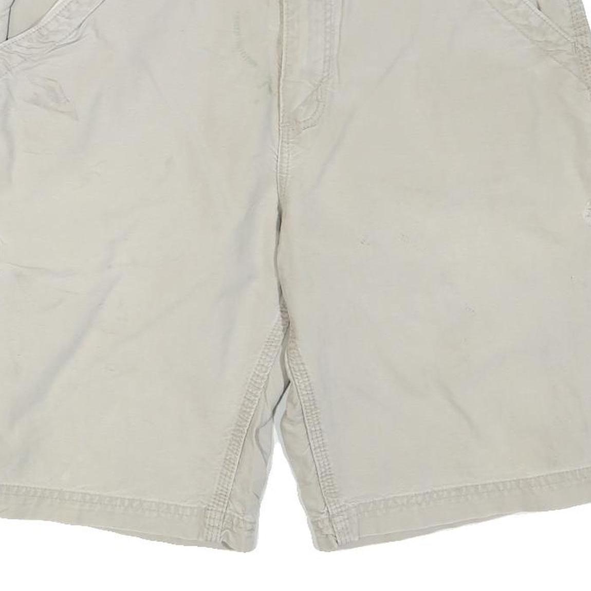 CARHARTT Mens Shorts Beige Casual Plain M W30 Cotton Blend Workwear