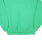GILDAN Mens Green Crew Neck L Cotton Blend Casual Sweatshirt