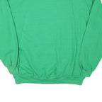 GILDAN Mens Green Crew Neck L Cotton Blend Casual Sweatshirt