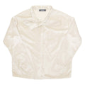 WI-FI Womens Blouse Beige Collared Long Sleeve M