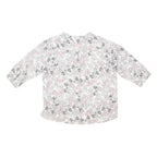 DOROTHY PERKINS Womens White Pink Butterfly Printed Blouse 3/4 Sleeve Round Neck