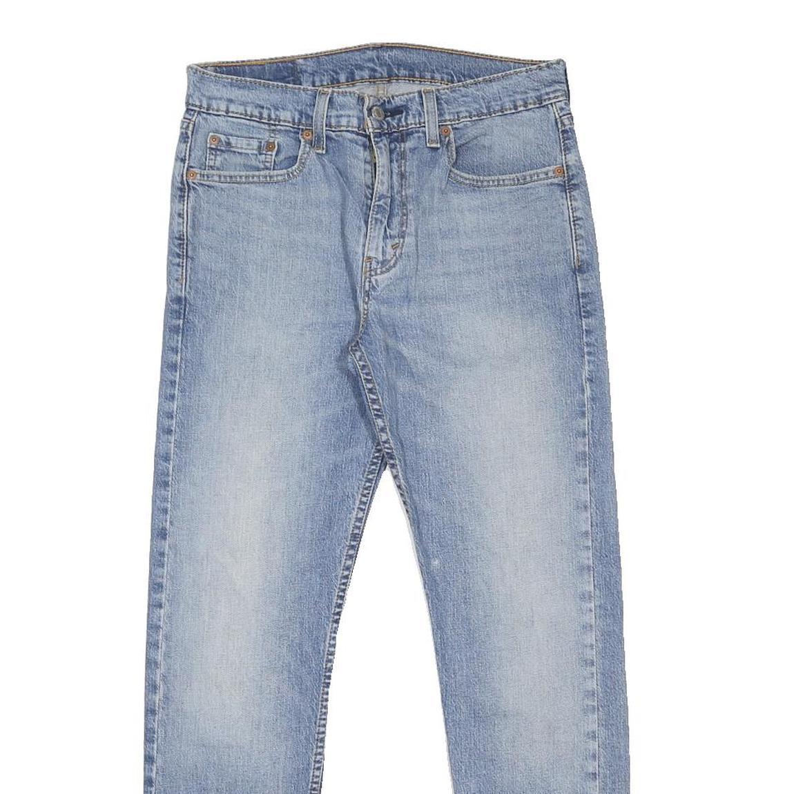 LEVI'S 502 Mens Jeans Blue Slim Skinny Denim Medium W30 L29 Classic Casual Denim