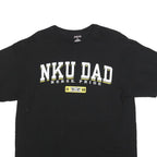 JANSPORT Mens Black Graphic T-Shirt XL Short Sleeve Crew Neck NKU Dad Norse