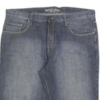 VINTAGE LOOK Mens Denim Blue Casual Shorts XL W40 Cotton Blend Workwear