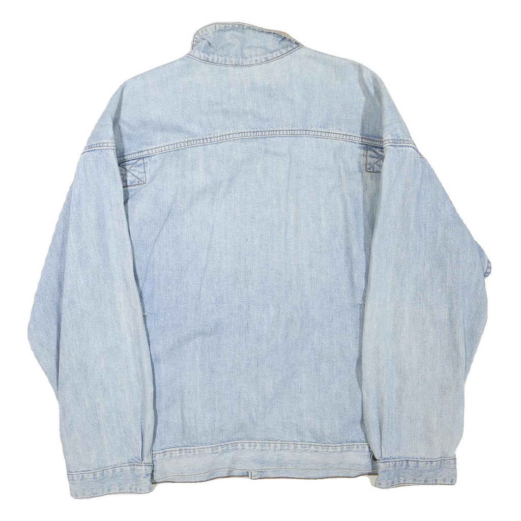 LEVI'S Mens Light Blue Cotton Blend Denim Trucker XL Button Vintage Jacket