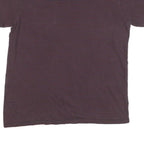 LEVI'S Mens Maroon & Black Stripe T-Shirt L Short Sleeve Crew Neck Cotton Blend