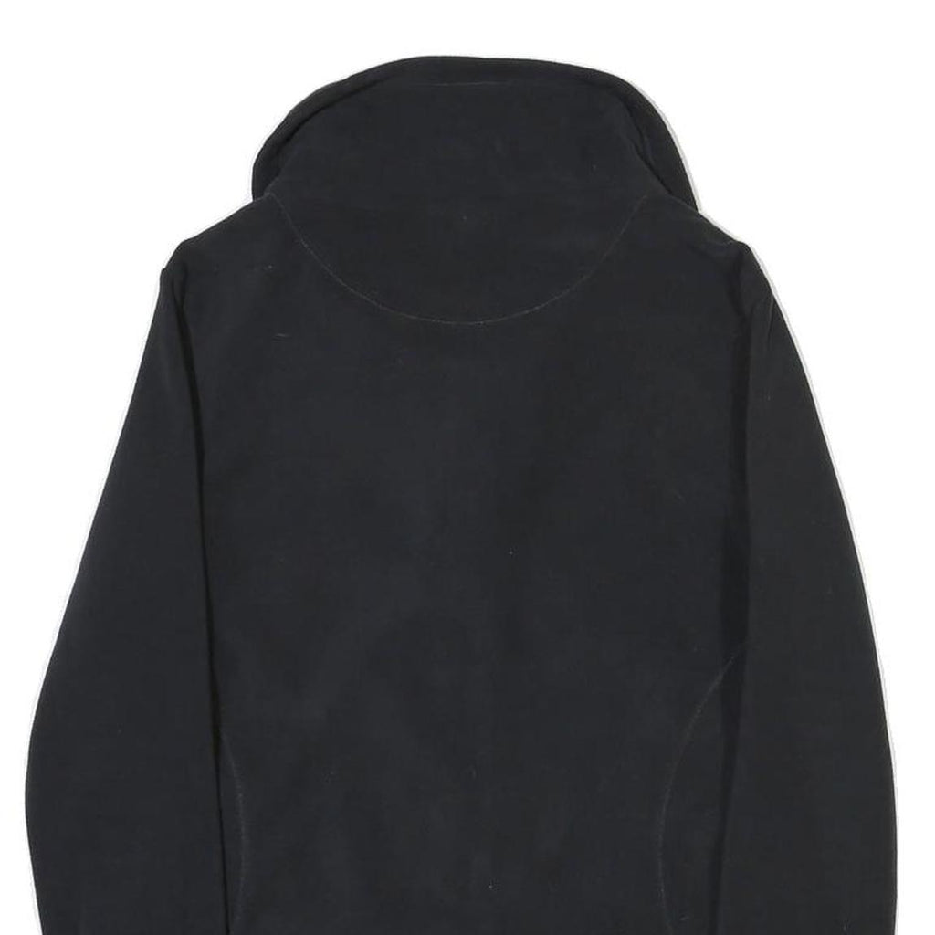 ADIDAS Womens Black & Pink Zip Jacket M Polyester Blend Plain Sports Activewear