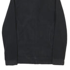 ADIDAS Womens Black & Pink Zip Jacket M Polyester Blend Plain Sports Activewear