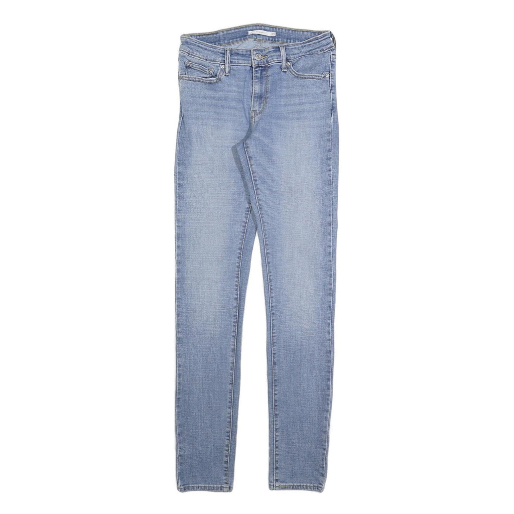 LEVI'S 711 Womens Jeans Blue Slim Skinny Denim Medium W29 L34 Authentic