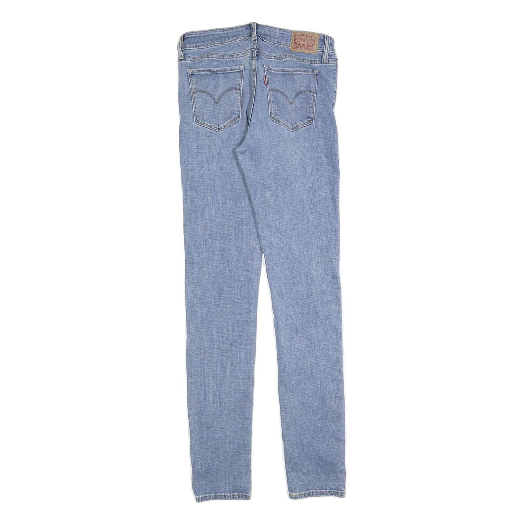LEVI'S 711 Womens Jeans Blue Slim Skinny Denim Medium W29 L34 Authentic