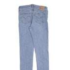 LEVI'S 711 Womens Jeans Blue Slim Skinny Denim Medium W29 L34 Authentic