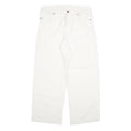 DICKIES Mens Jeans White Relaxed Loose Denim W33 L28 Workwear Zip
