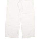 DICKIES Mens Jeans White Relaxed Loose Denim W33 L28 Workwear Zip