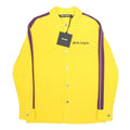 PALM ANGELS Mens Yellow & Purple Cotton Blend Shirt S Long Sleeve Button Casual