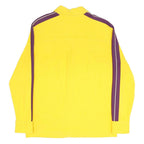 PALM ANGELS Mens Yellow & Purple Cotton Blend Shirt S Long Sleeve Button Casual