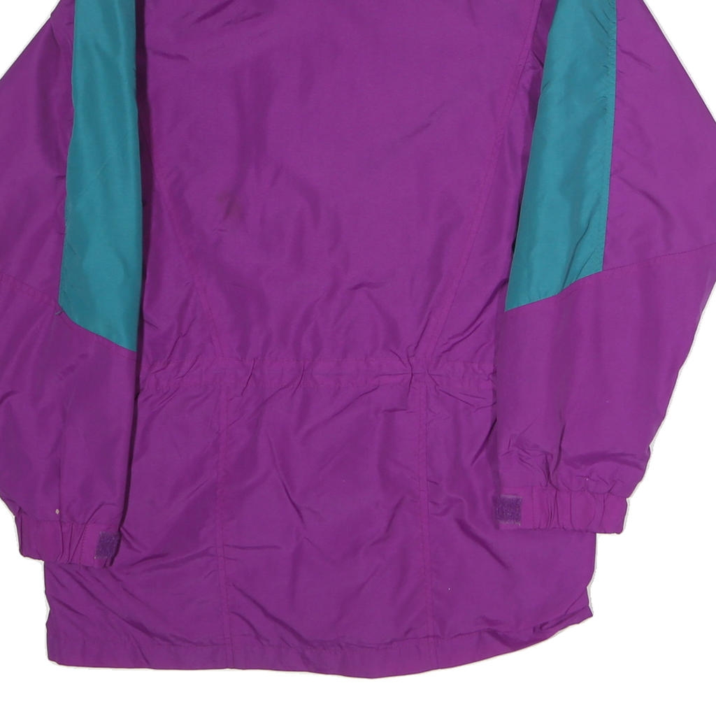 COLUMBIA Womens Purple & Teal Outdoor Jacket M Polyester Zip