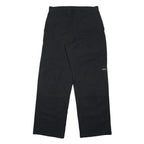 DICKIES Mens Classic Black Cotton Blend Zip Trousers W32 L31 Workwear