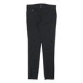 H&M Womens Slim Black Jeans Denim W30 L30 Zip Cotton Blend Skinny Fit