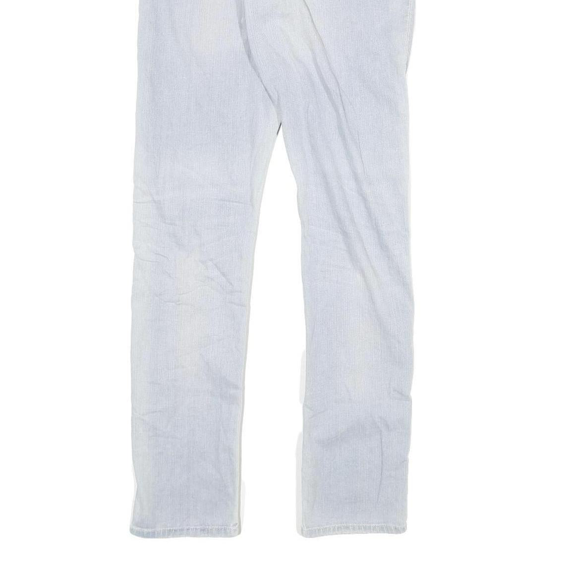 CARHARTT Womens Slim Light Blue Denim Jeans W31 L32 Zip Closure Casual