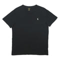 POLO RALPH LAUREN Mens Black Cotton T-Shirt M Short Sleeve Crew Neck Classic