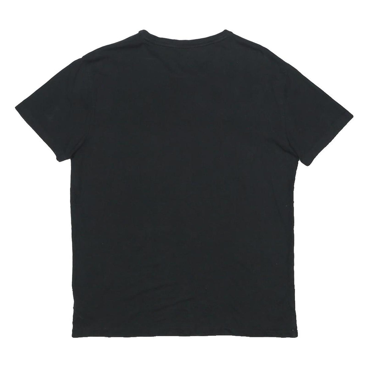 POLO RALPH LAUREN Mens Black Cotton T-Shirt M Short Sleeve Crew Neck Classic