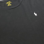 POLO RALPH LAUREN Mens Black Cotton T-Shirt M Short Sleeve Crew Neck Classic