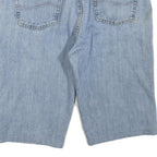 LEE Mens Shorts Blue Denim Casual L W36 Cotton Blend Relaxed Fit