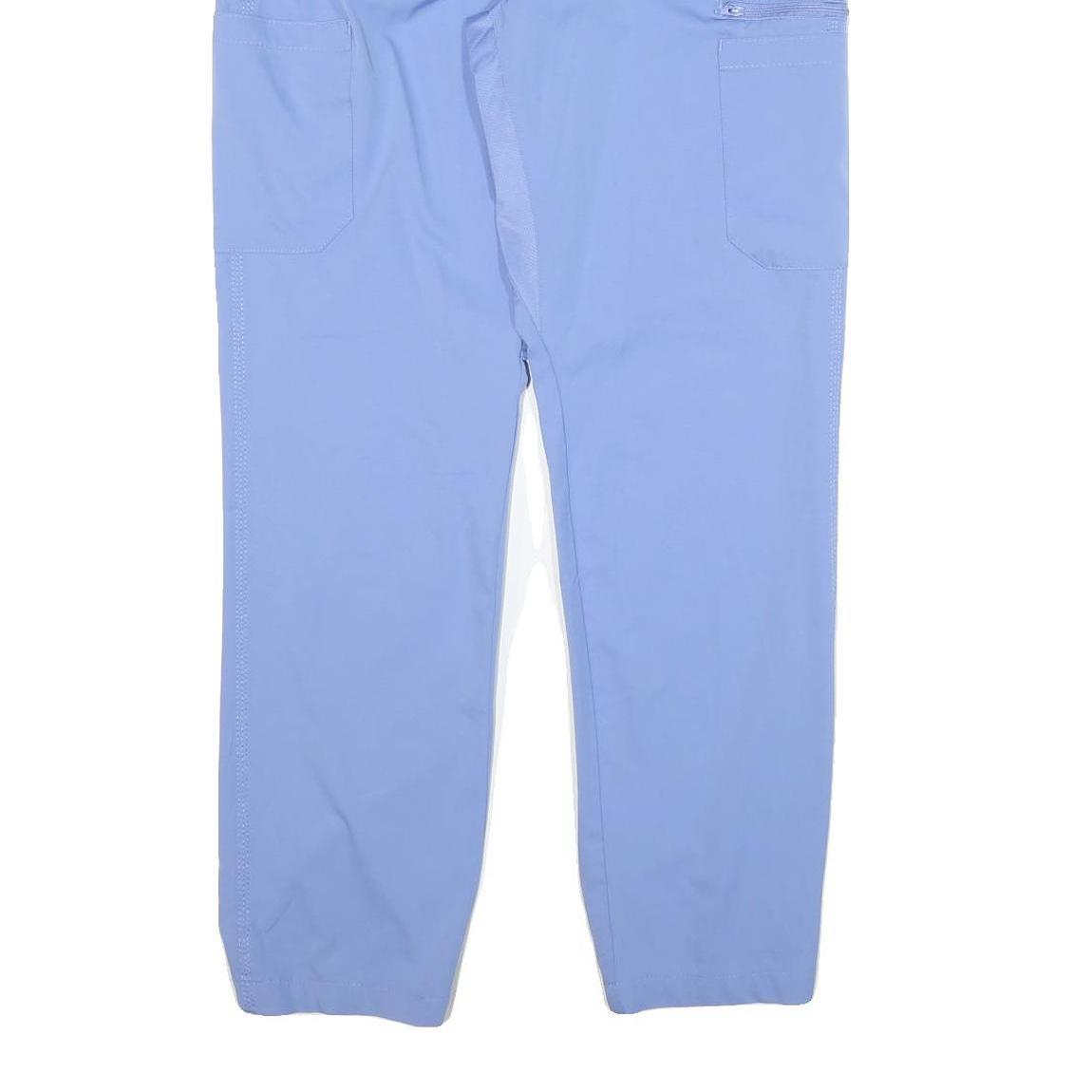 CARHARTT Mens Regular Blue Drawstring Casual Trousers W32 L30 Workwear