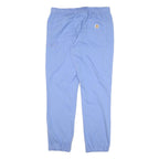 CARHARTT Mens Regular Blue Drawstring Casual Trousers W32 L30 Workwear
