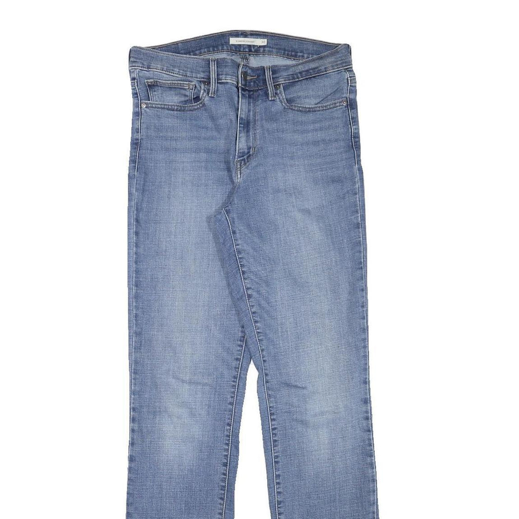 LEVI'S Womens Slim Light Blue Denim Jeans Cotton Blend Zip W30 L33 Casual