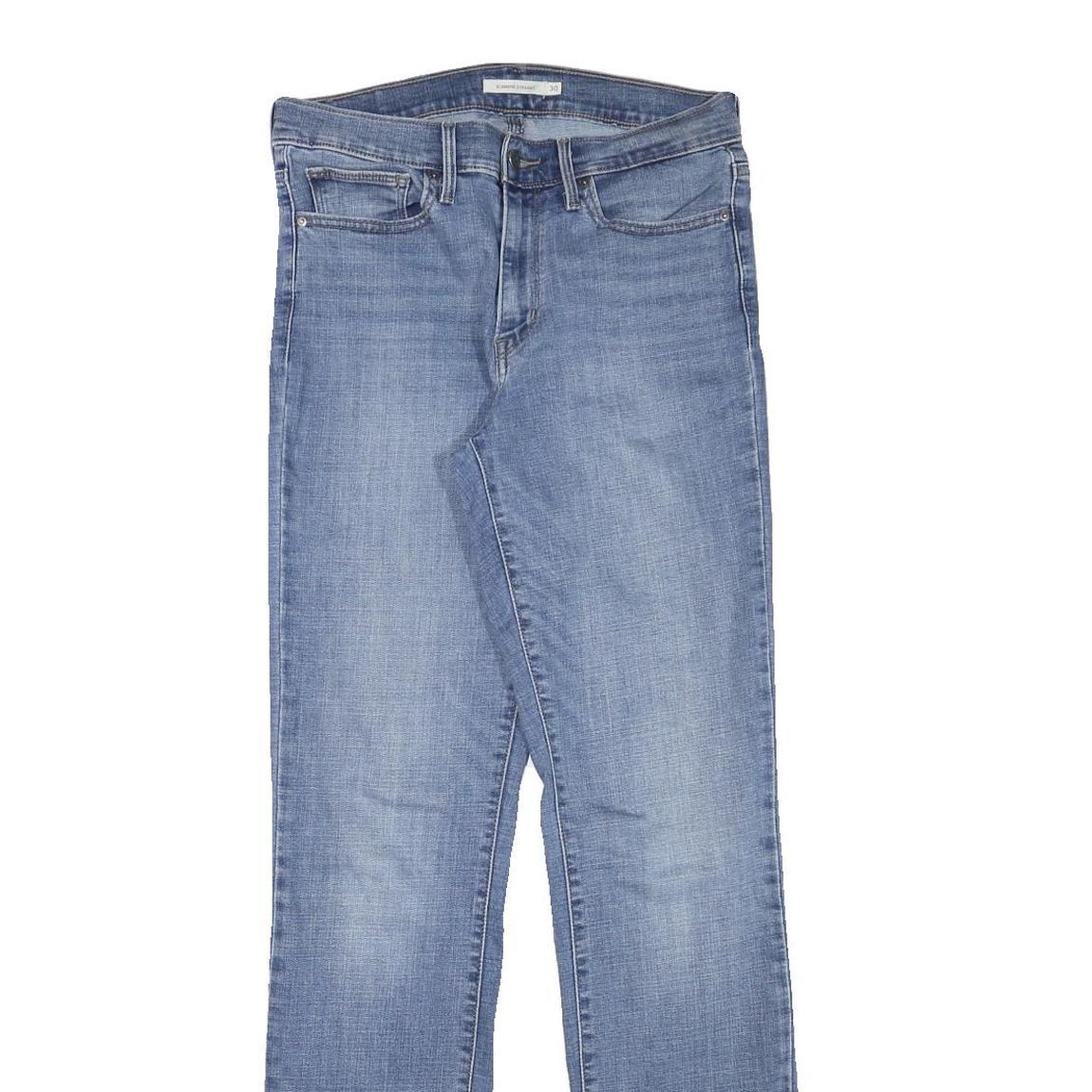 LEVI'S Womens Slim Light Blue Denim Jeans Cotton Blend Zip W30 L33 Casual